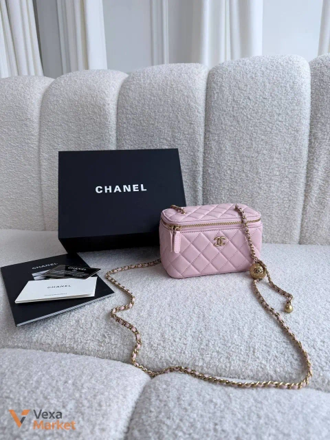 Chanel Vanity рожева натуральна шкіра