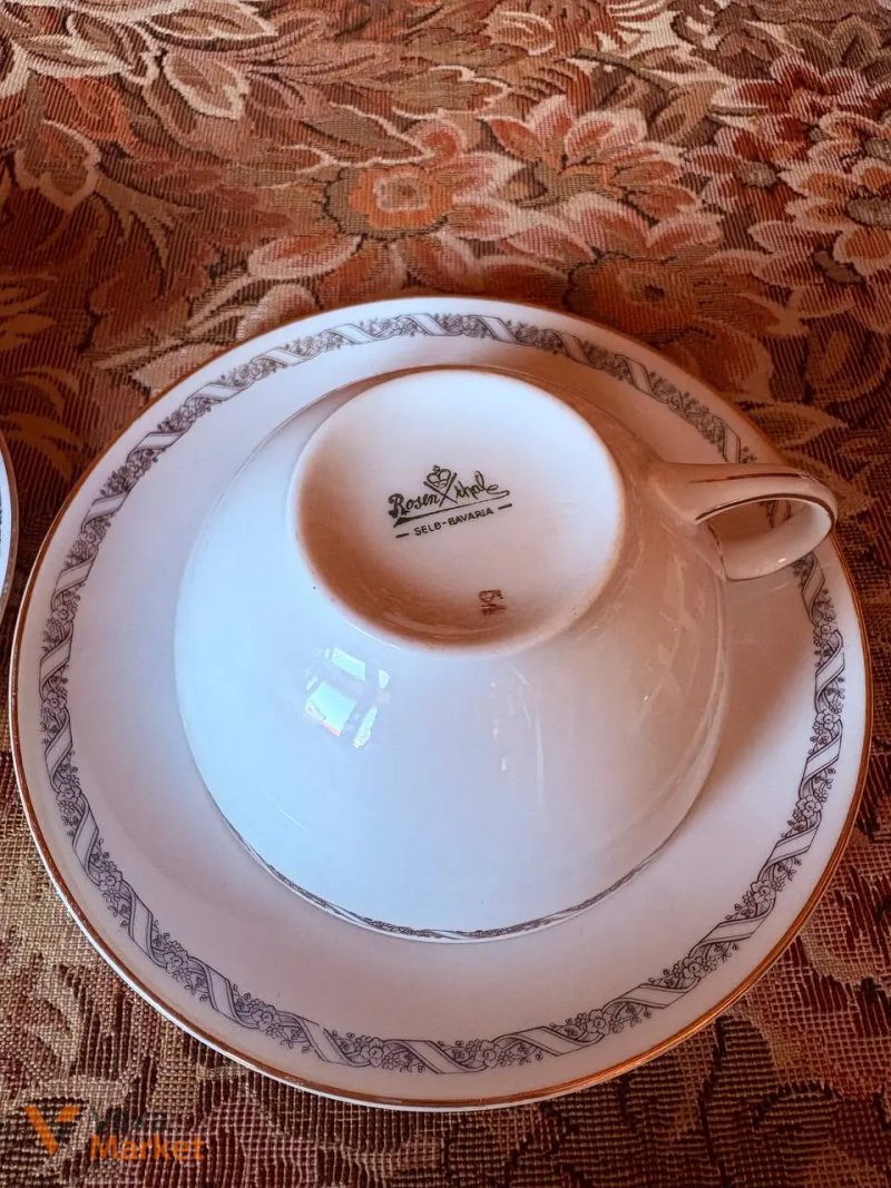 Чайная пара Rosenthal, 1930 г. — фото 3