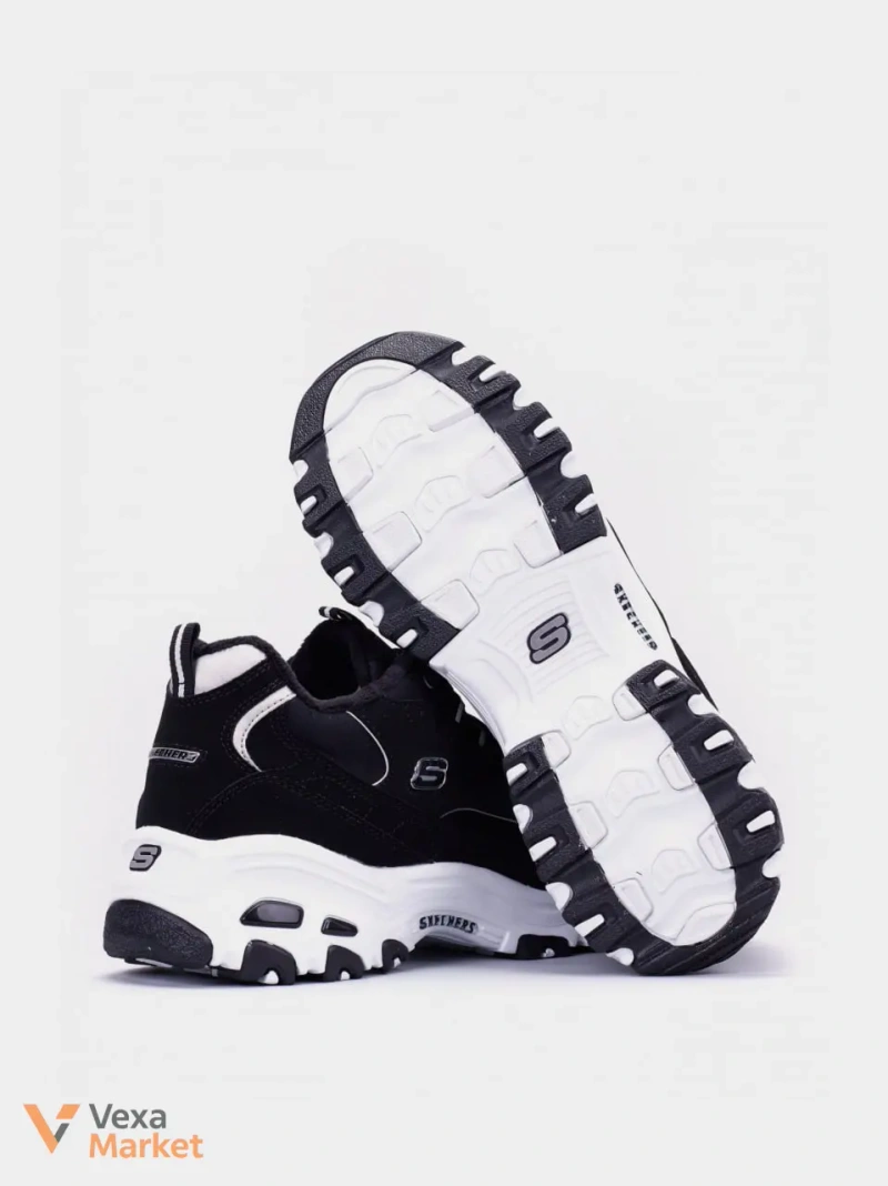 Черевики Skechers 66666125 BLK жіночі шкіра фліс — фото 3