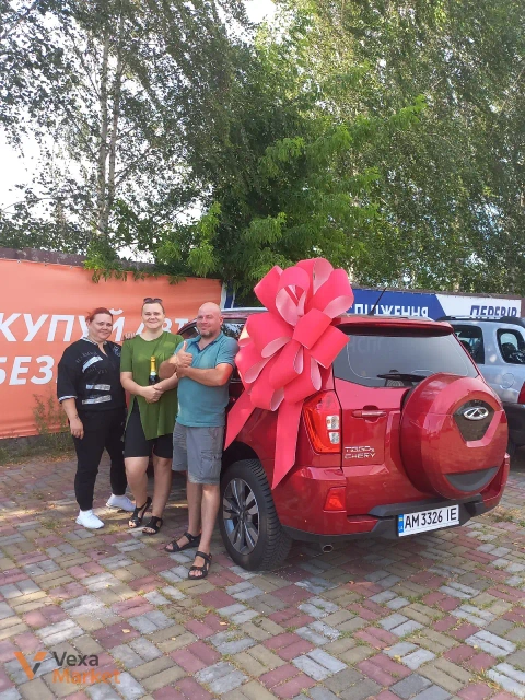 Chery Tiggo 3 2019 1.6 л Бензин Червоний