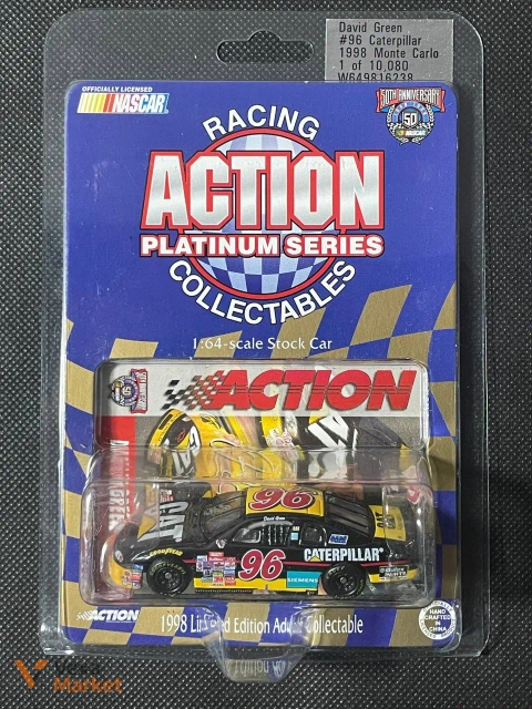 1998 Chevrolet Monte Carlo #96 Caterpillar David Green 1:64 Scale Stock Car
