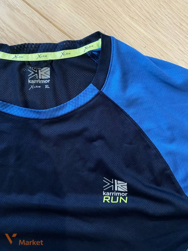 Чоловіча бігова футболка Karrimor RUN X-Lite XL темно-синя — фото 3