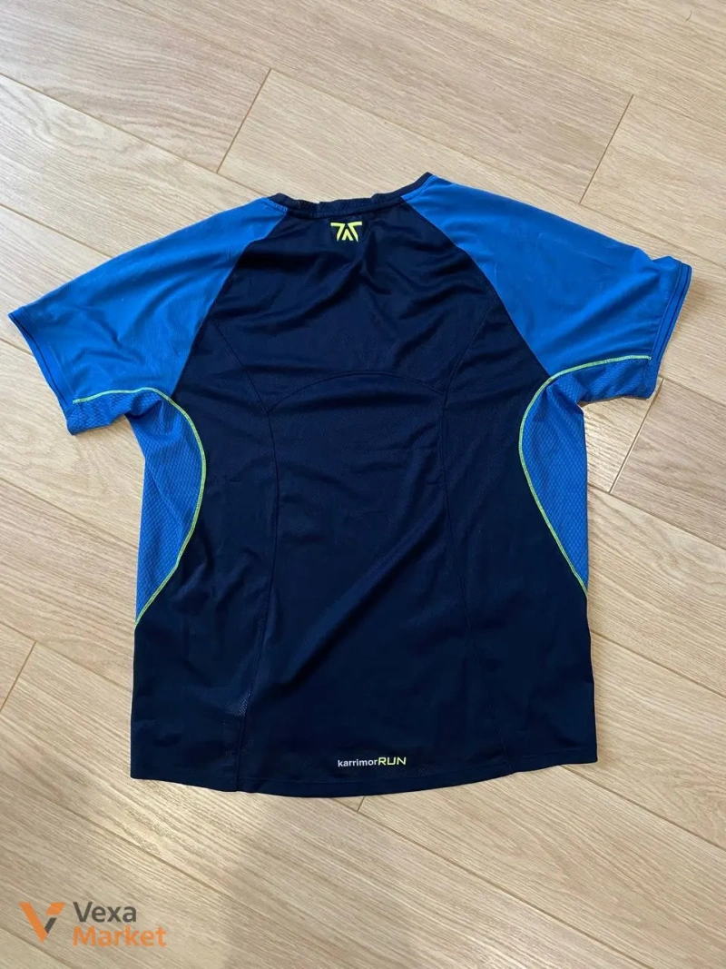 Чоловіча бігова футболка Karrimor RUN X-Lite XL темно-синя — фото 4
