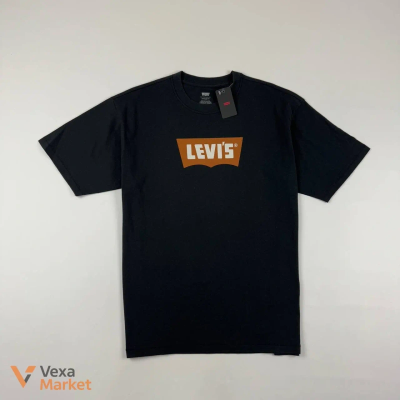 Чоловіча футболка Levis чорна розмір L, XL — фото 2