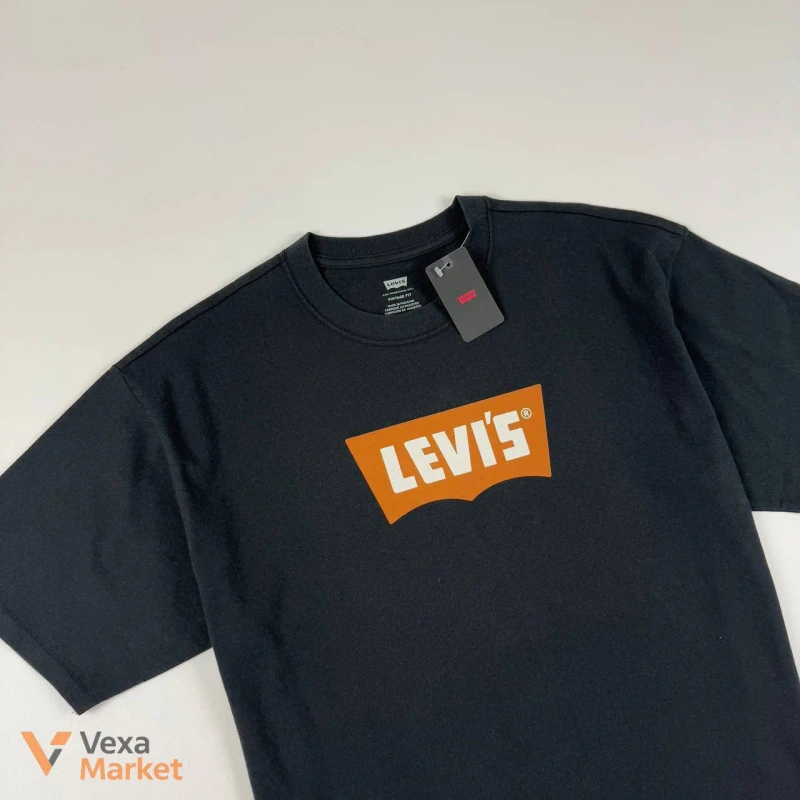 Чоловіча футболка Levis чорна розмір L, XL — фото 3