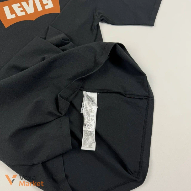 Чоловіча футболка Levis чорна розмір L, XL — фото 4