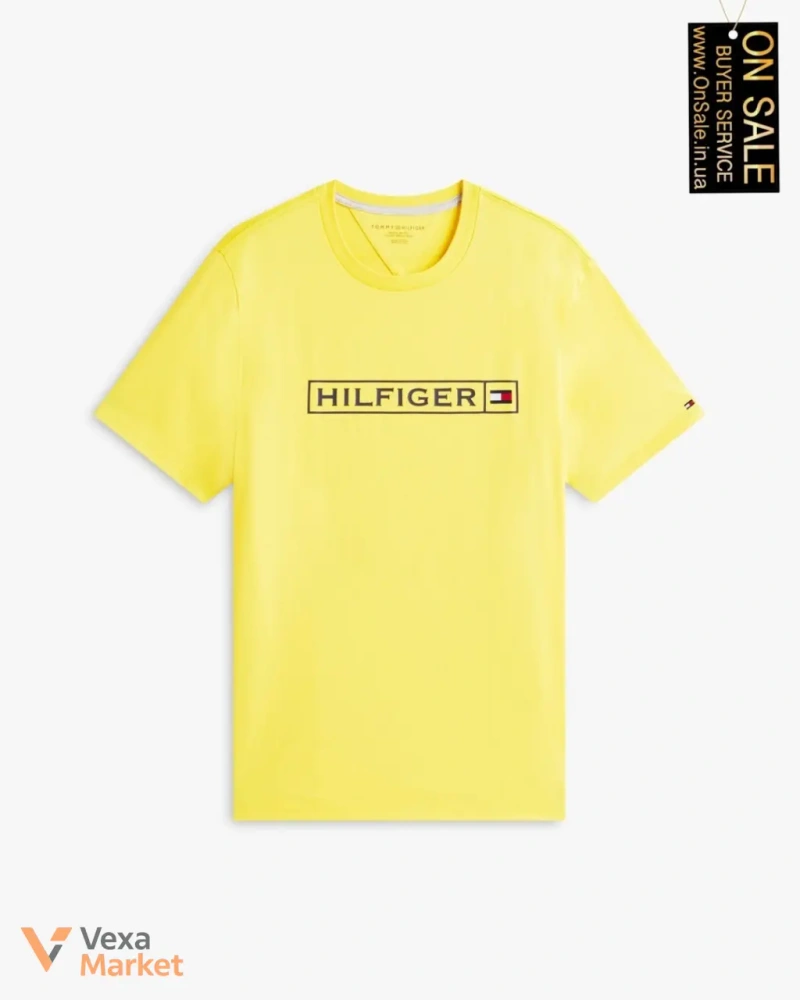 Чоловіча футболка Tommy Hilfiger з принтом логотипу — фото 5