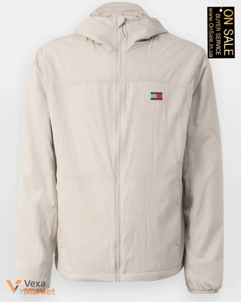 Чоловіча куртка Tommy Jeans CHICAGO JACKET пісочного кольору — фото 5