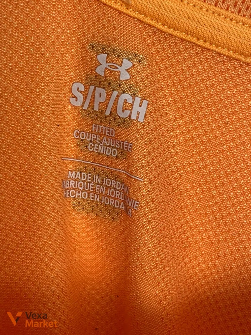 Чоловіча помаранчева футболка Under Armour UA LAUNCH SPLATTER SS розмір S — фото 5