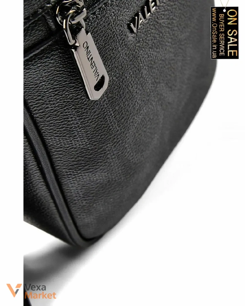 Чоловіча сумка через плече Valentino Bags чорна VMG15520 — фото 4