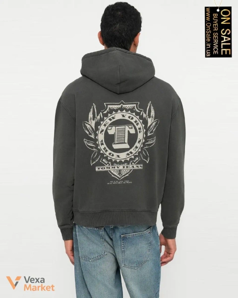 Чоловіче худі Tommy Jeans чорне з принтом