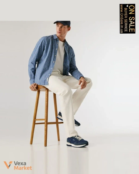 Чоловічі кросівки Pepe Jeans HAILON BASIC темно-сині