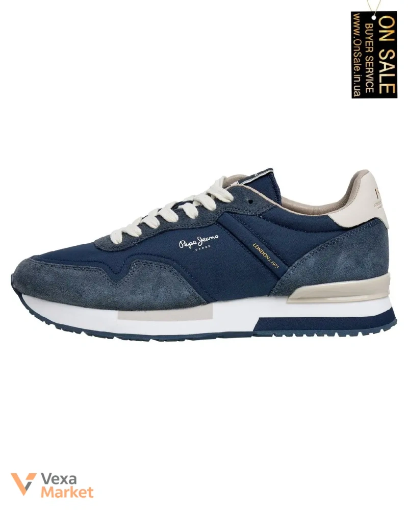 Чоловічі кросівки Pepe Jeans HAILON BASIC темно-сині — фото 3