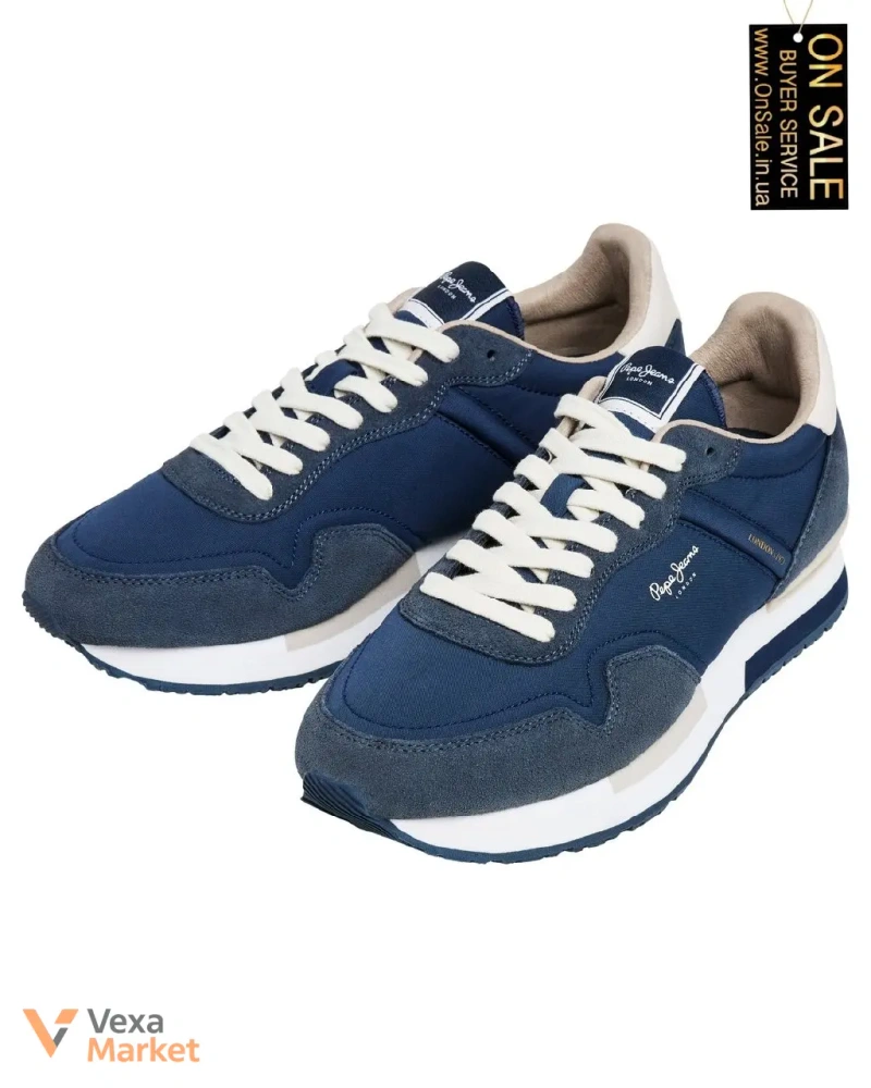 Чоловічі кросівки Pepe Jeans HAILON BASIC темно-сині — фото 4