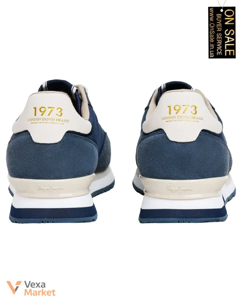 Чоловічі кросівки Pepe Jeans HAILON BASIC темно-сині — фото 5
