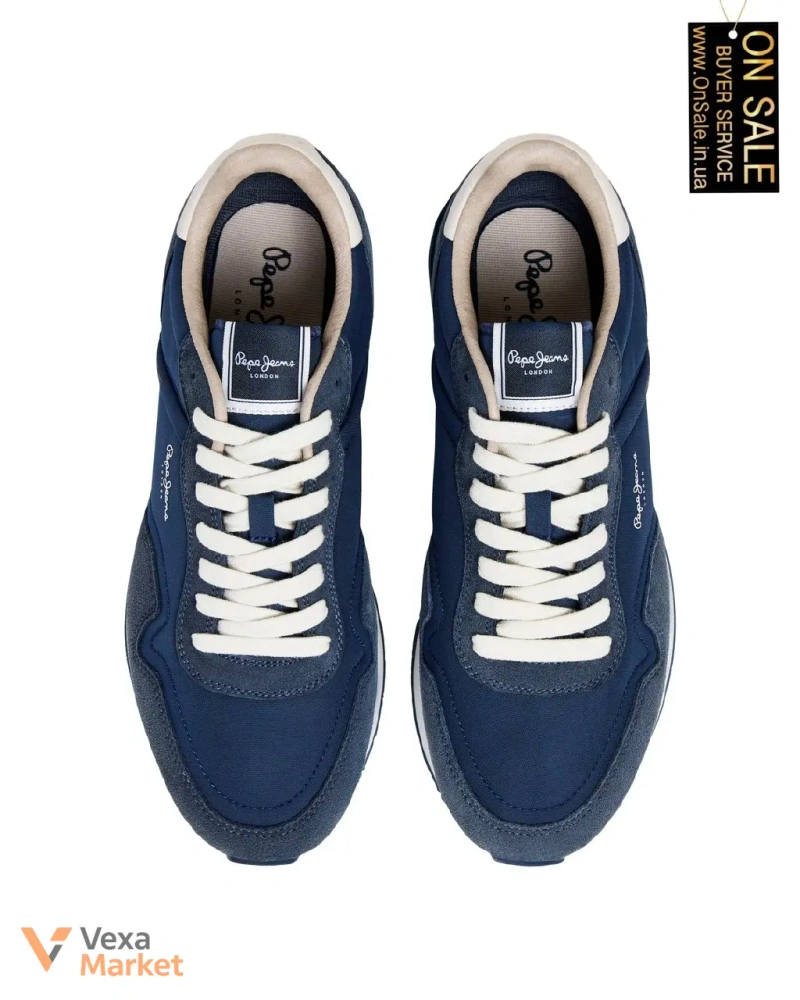 Чоловічі кросівки Pepe Jeans HAILON BASIC темно-сині — фото 6