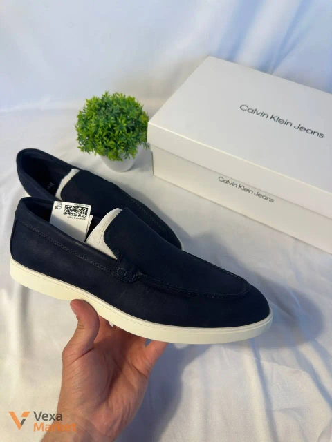 Чоловічі сині лофери Calvin Klein Jeans