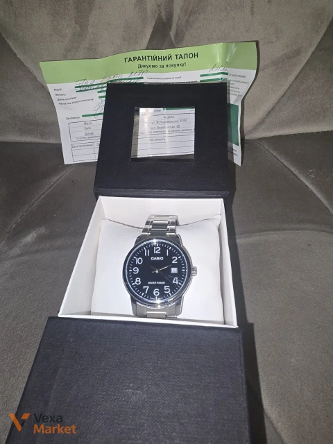 Чоловічий годинник Casio MTP-V002D-1BUDF