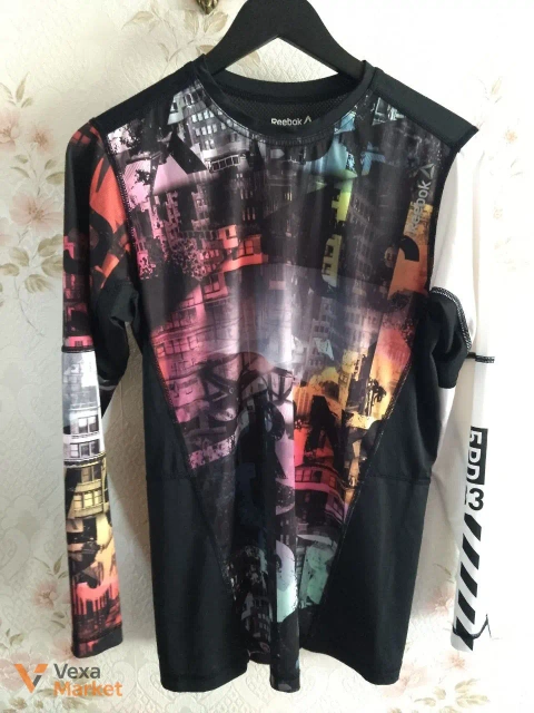 Чоловічий лонгслів (рашгард) Reebok XL