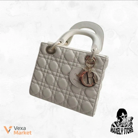 Christian Dior Small Lady Dior Cream шкіра