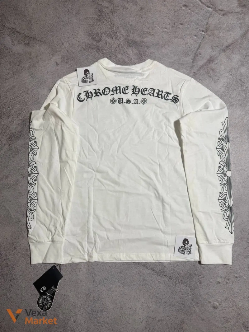 Chrome Hearts Long Sleeve White — фото 2