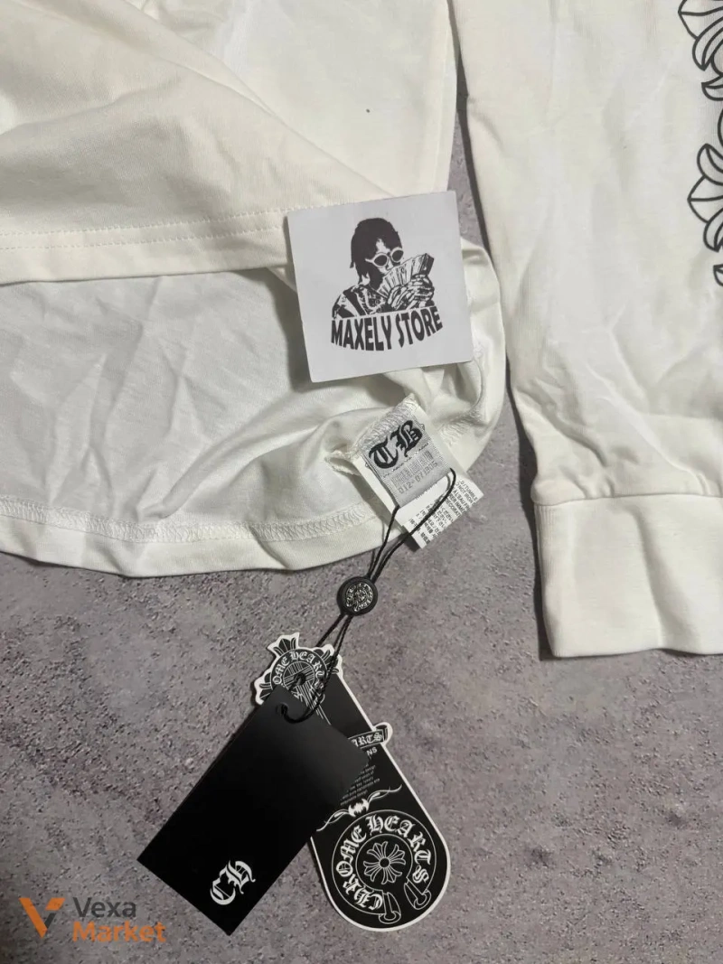 Chrome Hearts Long Sleeve White — фото 4