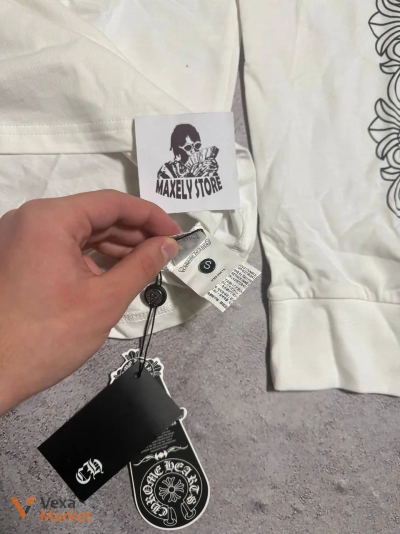 Chrome Hearts Long Sleeve White — фото 5
