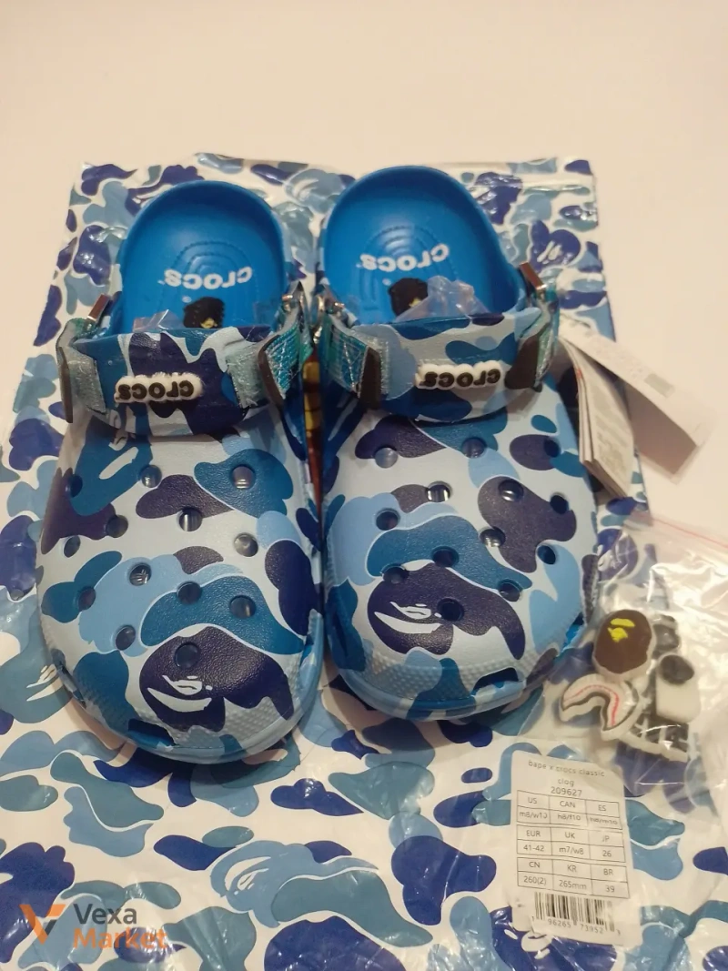 Crocs x Bape Шльопанці — фото 6