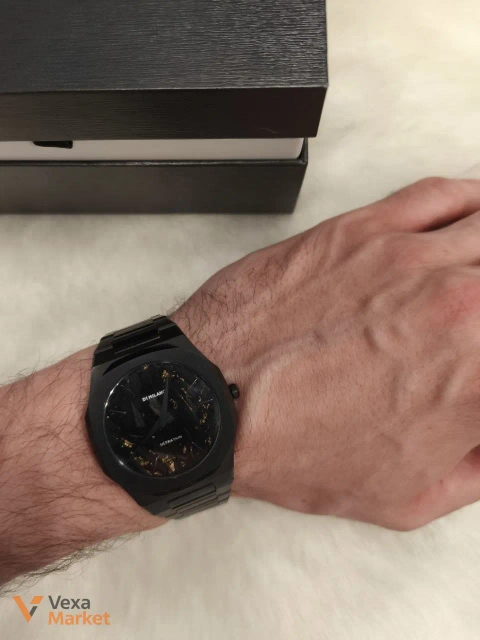 D1 Milano BLACK DLC Ultra Thin Watch | 40mm