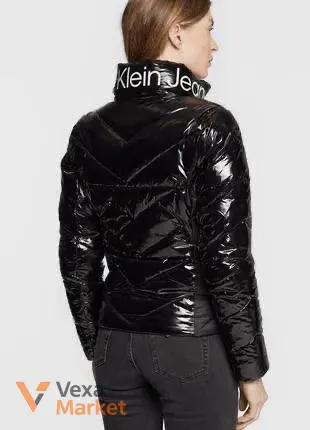 Демісезонна куртка Calvin Klein Jeans чорна — фото 2