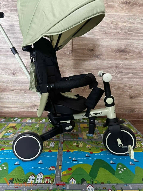 Детский велосипед Turbo Trike MT 1036 трансформер 4в1 Green