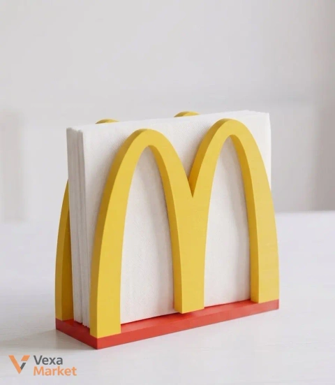 Диспенсер для салфеток в стиле McDonald's