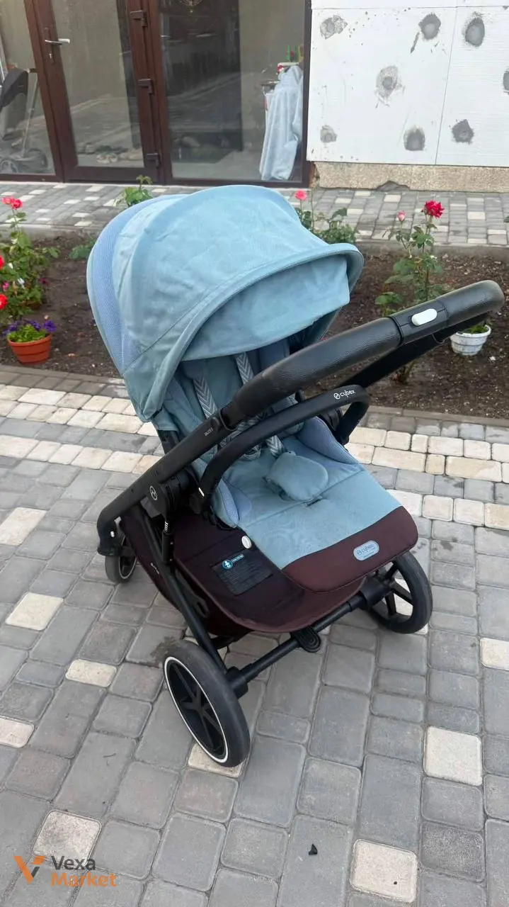 Дитячий візок Cybex Balios S Lux 3 в 1 Sky Blue — фото 4