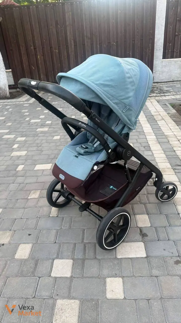 Дитячий візок Cybex Balios S Lux 3 в 1 Sky Blue — фото 5