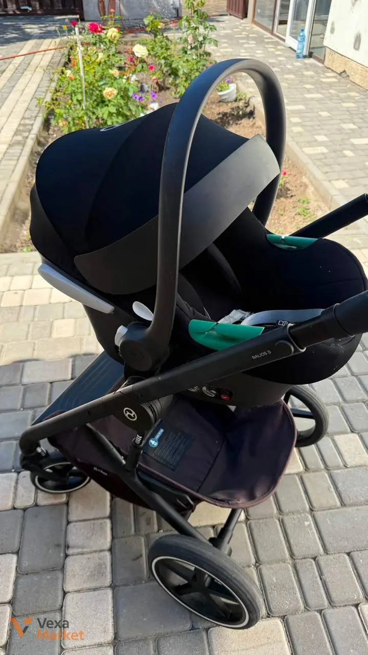 Дитячий візок Cybex Balios S Lux 3 в 1 Sky Blue — фото 8