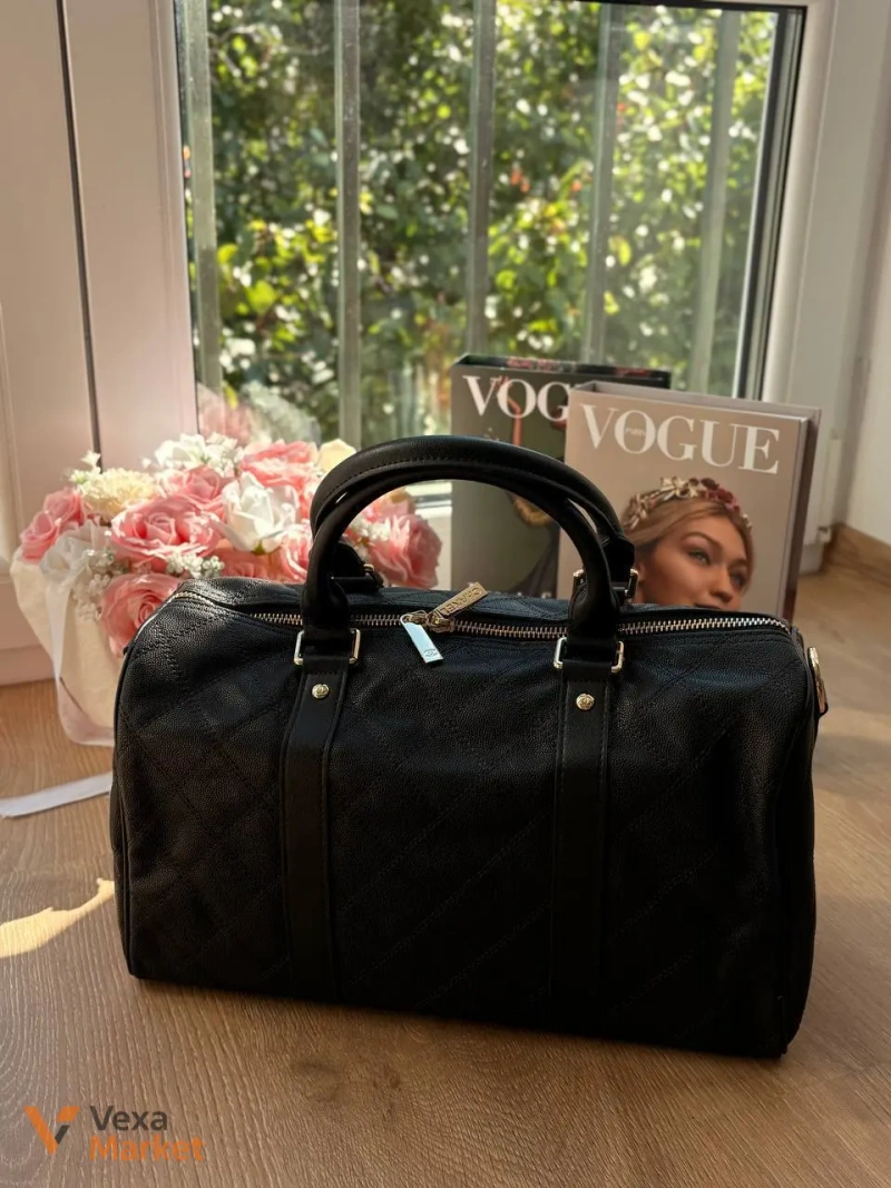 Дорожная сумка Chanel черная — фото 2