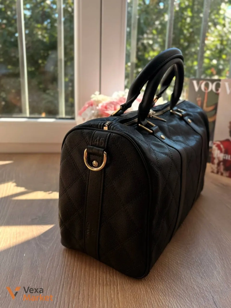 Дорожная сумка Chanel черная — фото 6