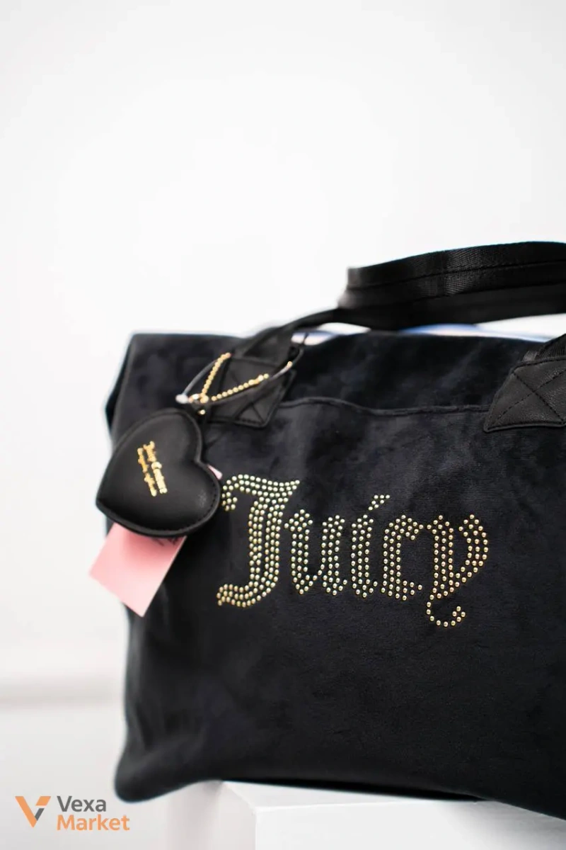 Дорожня сумка Juicy Couture чорна — фото 2
