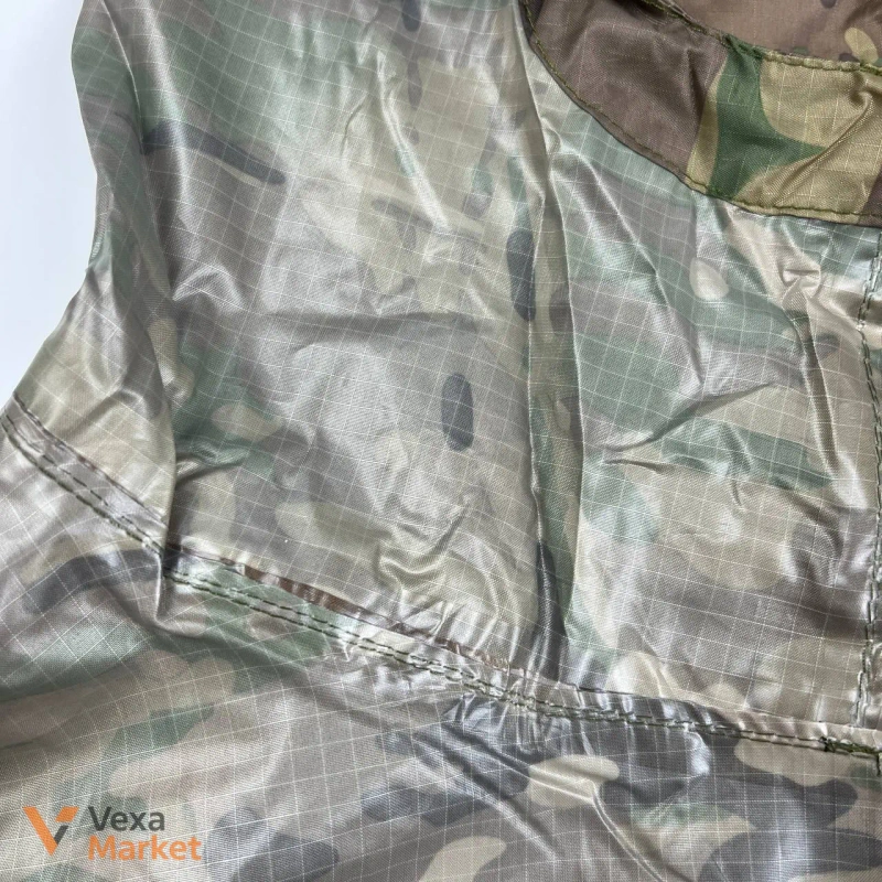 Дощовик-пончо тактичний Ripstop Polyester Мультикам 210x140 см — фото 4