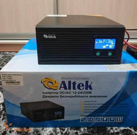 Джерело безперебійного живлення UPS Altek ASK12-500