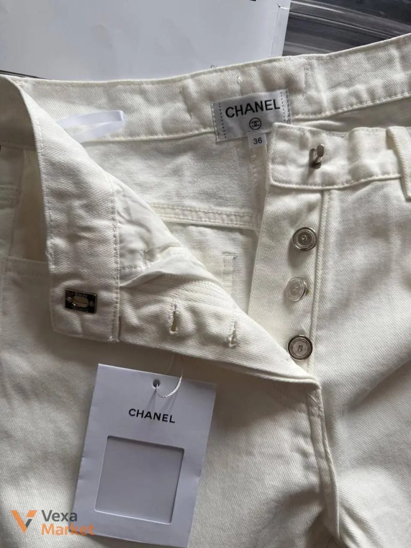 Джинси Chanel білі — фото 3