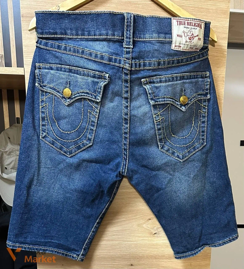 Джинсові шорти True Religion Розмір 34 — фото 4