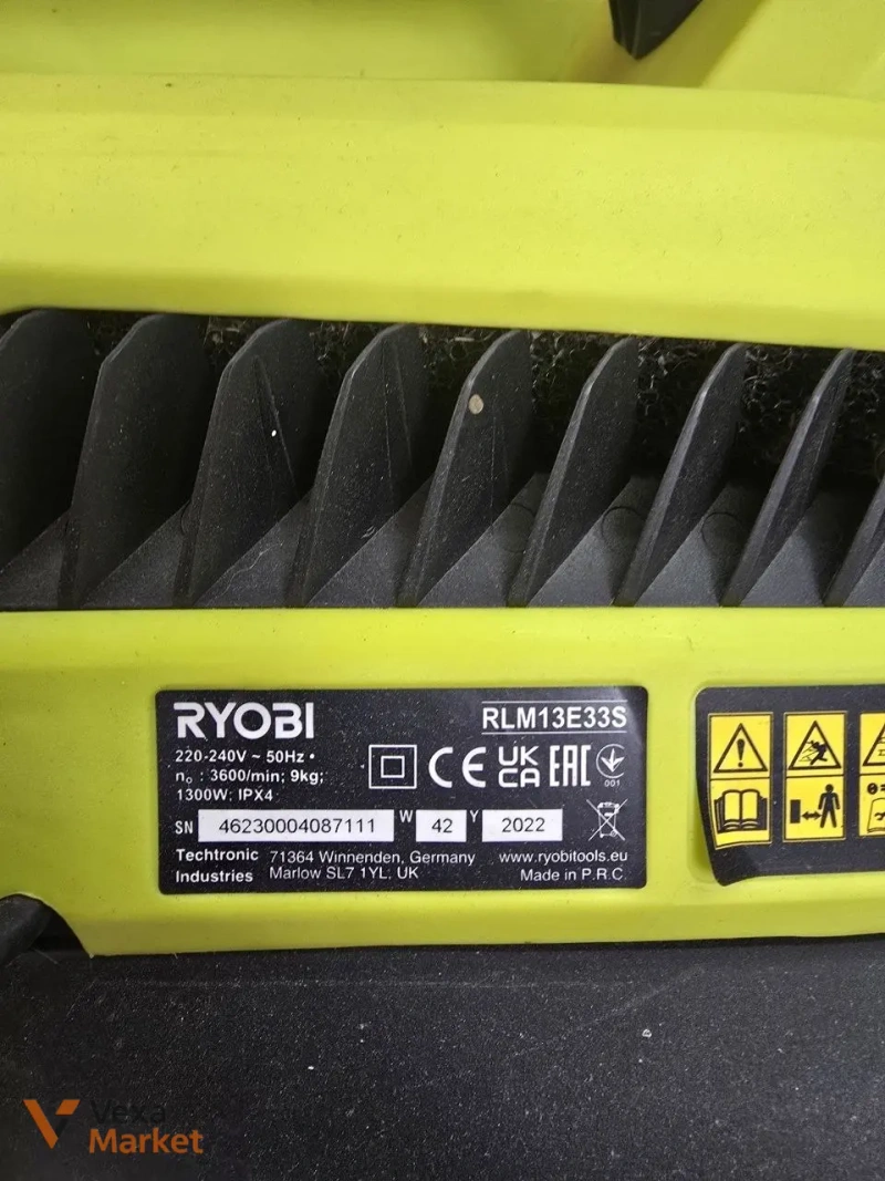 Електрична газонокосарка Ryobi RLM13E33S — фото 2