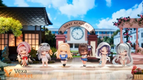 Фигурка Goddess of Victory: Nikke - Hobby Sakura (10 см)