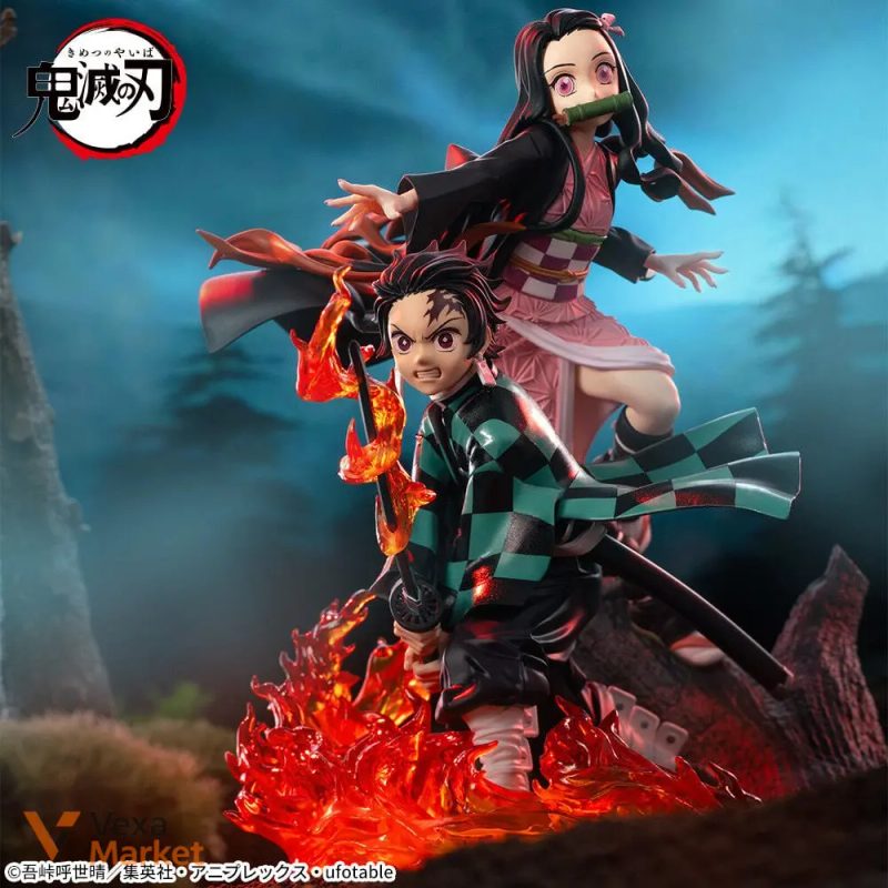 Фігурки Танджіро та Незуко Kimetsu no Yaiba від SEGA — фото 2