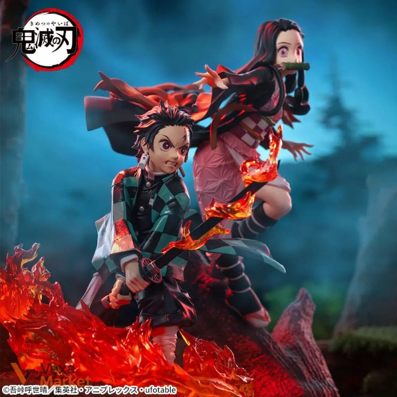 Фігурки Танджіро та Незуко Kimetsu no Yaiba від SEGA — фото 4
