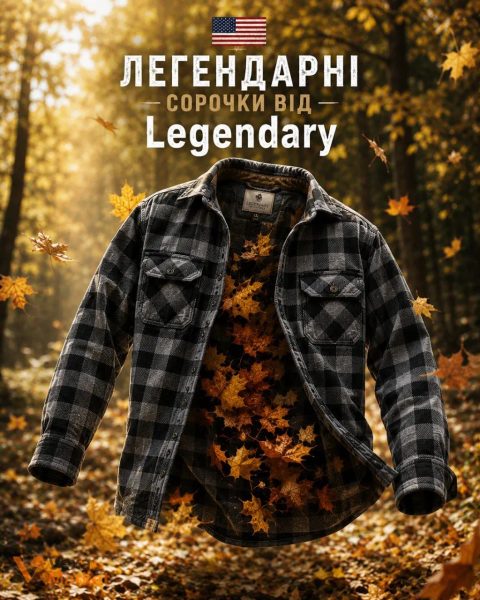 Фланелева сорочка Legendary - комфорт та американський стиль