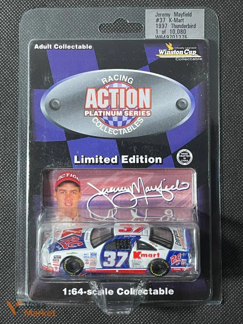1997 Ford Thunderbird #37 Jeremy Mayfield K-Mart Racing Action Platinum Series 1:64
