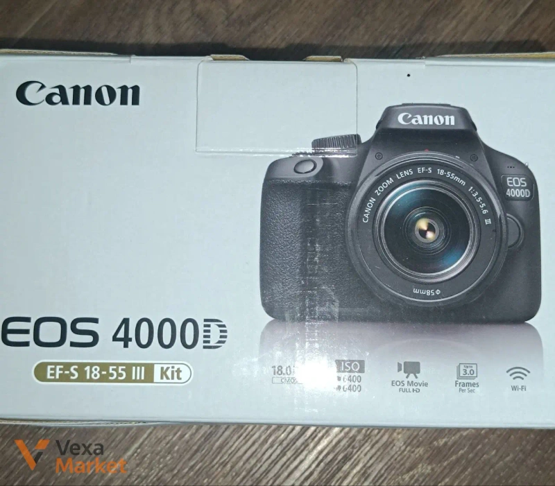 Фотоаппарат Canon EOS 4000D EF-S 18-55 III Kit — фото 2