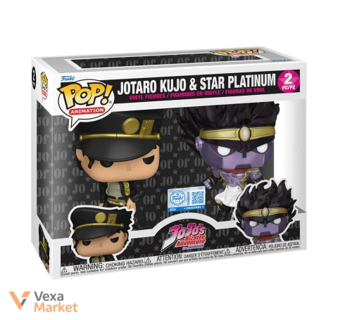 Funko Pop! Animation Jojo's Bizarre Adventure Jotaro Kujo & Star Platinum